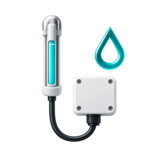 Sensor vertical y módulo con símbolo de gota